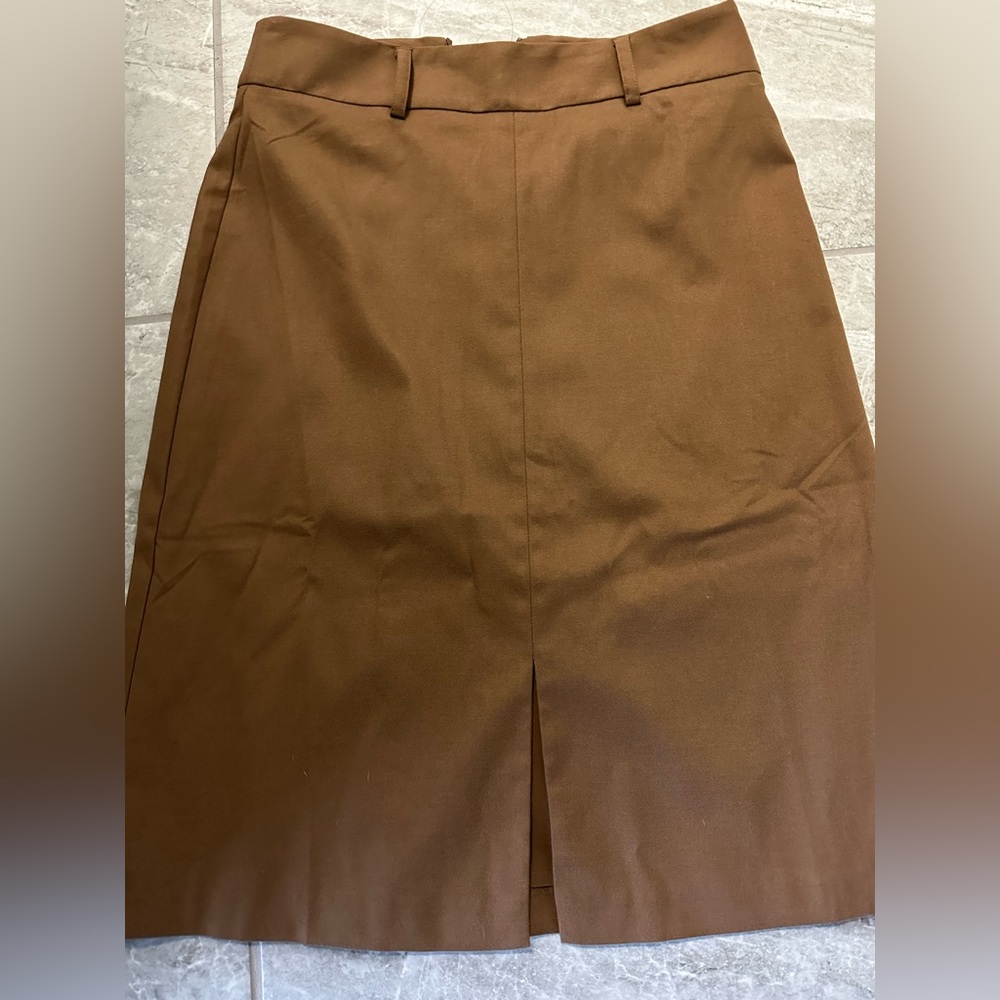 Banana republic pencil skirt Size 4 camel brown